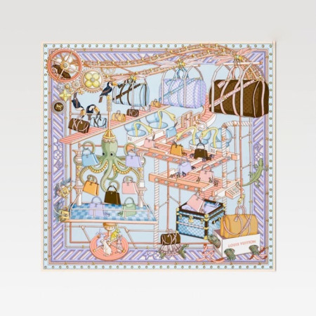 루이비통 여성 실크 스카프 - Louis vuitton Womens Silk Scarf - acc4519x