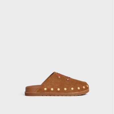 셀린느 여성 피테아 클로그 스웨이드 카프스킨 - Celine Womens Pithea Clog Suede Calfskin - ces5602x