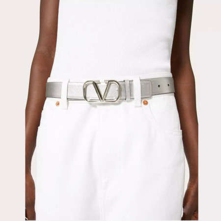 발렌티노 여성 브이 로고 벨트 - Valentino Womens Vlogo Signature Belt - bel158x