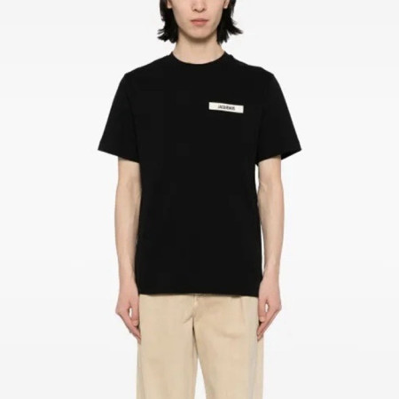 자크뮈스 남성 라운드 반팔티 - Jacquemus Mens Round Tshirt - jac6038x
