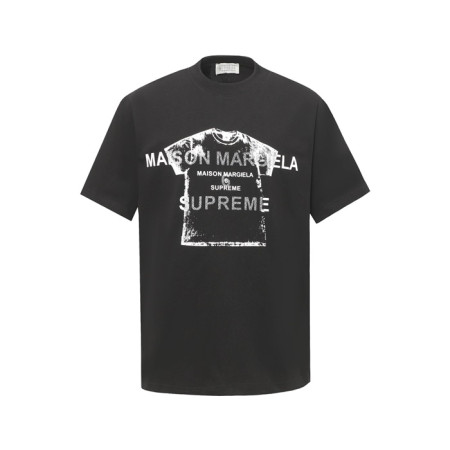 메종 마르지엘라 남성 라운드 반팔 티셔츠 - Maison Margiela Mens Round Tshirt - mac6075x