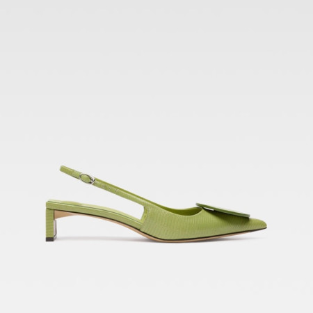 자크뮈스 여성 로우 두엘로 슬링백 - Jacquemus Womens The low Duelo Slingbacks - jas5627x
