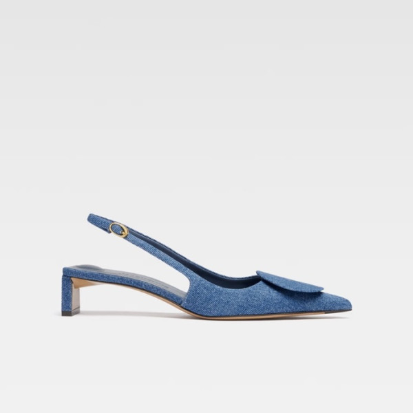 자크뮈스 여성 로우 Duelo 슬링백 - Jacquemus Womens The low Duelo Slingbacks - jas5630x