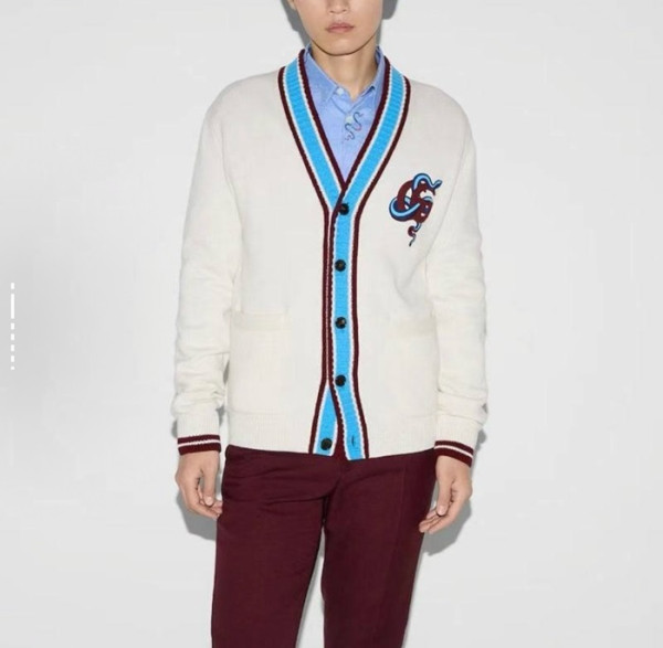 구찌 남성 브이넥 가디건 - Gucci Mens V-neck Cardigan - guc6108x