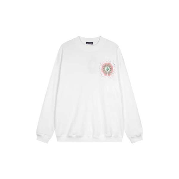 크롬하츠 남성 라운드 맨투맨 - Chrome Hearts Mens Round Tshirt - chc6115x