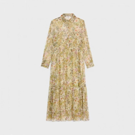 셀린느 여성 플라워 원피스 - Celine Womens Flower One-pieces - cec6127x