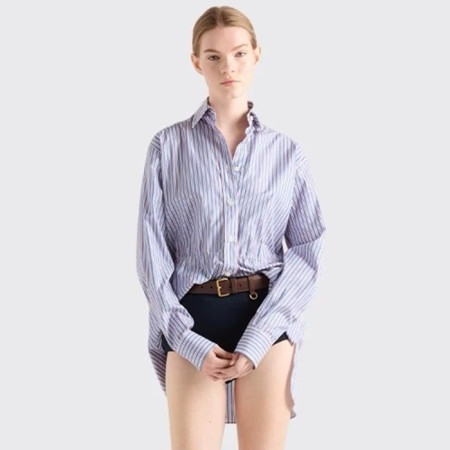 프라다 여성 체크 셔츠 - Prada Womens Flannal Tshirts - prc6132x