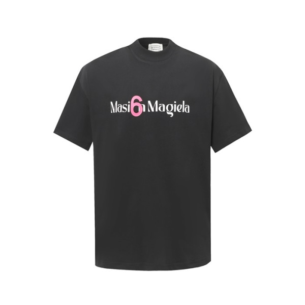메종 마르지엘라 남성 라운드 반팔 티셔츠 - Maison Margiela Mens Round Tshirt - mac6141x