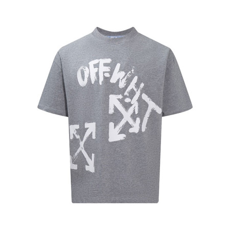 오프화이트 남성 라운드 반팔 티셔츠 - Off white Mens Round Tshirt - ofc6146x