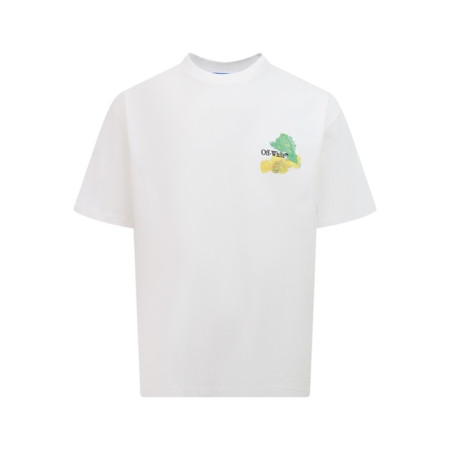 오프화이트 남성 라운드 반팔 티셔츠 - Off white Mens Round Tshirt - ofc6150x