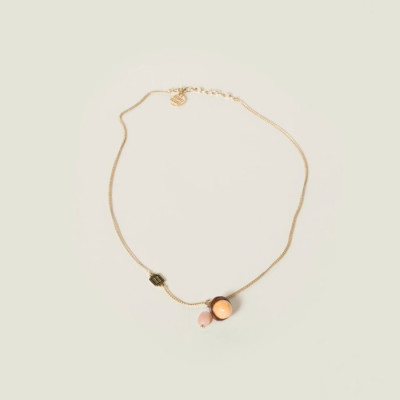 미우미우 여성 메탈 목걸이 - Miumiu Womens Metal Necklace - acc5396x