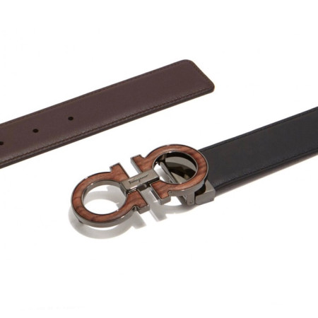 살바토레 페라가모 남성 간치니 벨트 - Ferragamo Mens Gancini Belt - bel172x