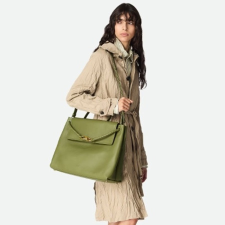 보테가베네타 여성 차오 차오 미디엄 레더 백 - Bottega Veneta Womens Ciao Ciao Tote Bag - bvb5409x