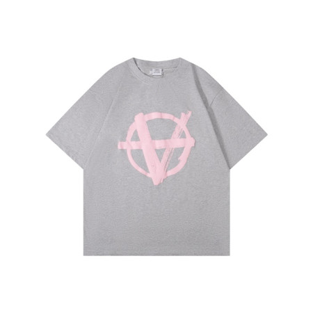 베트멍 남/녀 라운드 반팔 티셔츠 - Vetements Unisex Oversize Tshirt - vec6182x