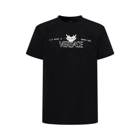 베르사체 남성 반팔 티셔츠 - Versace Mens Round Tshirts - vec6190x