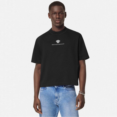 베르사체 남성 반팔 티셔츠 - Versace Mens Round Tshirts - vec6191x