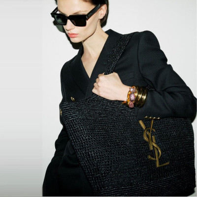 입생로랑 여성 라피아 소재의 ICARE - Saint Laurent Womens Icare Made Of Raffia - ysb5411x