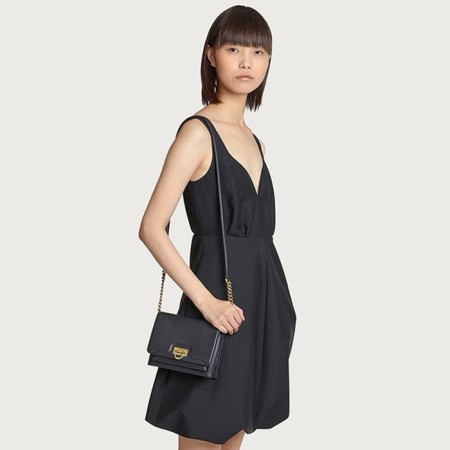 페라가모 여성 트리폴리오 플랩 숄더백 - Ferragamo Womens Trifolio Flap Bag - feb5413x