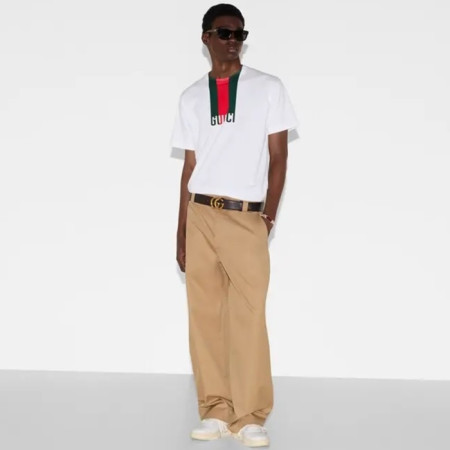 구찌 남성 라운드 반팔티 - Gucci Mens Round Tshirt - guc6204x