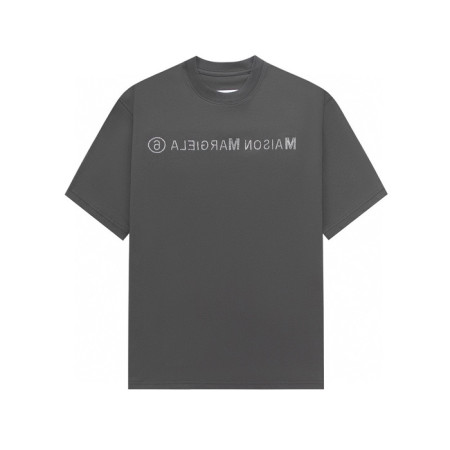 메종 마르지엘라 남성 라운드 반팔 티셔츠 - Maison Margiela Mens Round Tshirt - mac6442x