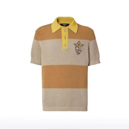 펜디 남성 폴로 반팔 티셔츠 - Fendi Mens Polo Tshirt - fec6453x
