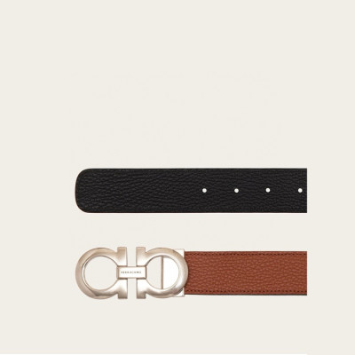 살바토레 페라가모 남성 간치니 벨트 - Ferragamo Mens Gancini Belt - bel188x