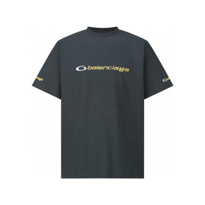 발렌시아가 남성 라운드 반팔 티셔츠 - Balenciaga Mens Round Tshirt - bac6471x