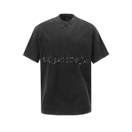 발렌시아가 남성 라운드 반팔 티셔츠 - Balenciaga Mens Round Tshirt - bac6480x