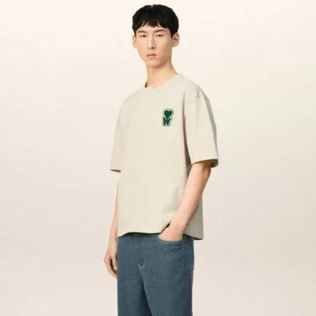 아미 남성 라운드 반팔티 - Ami Mens Round Tshirt - amc6486x