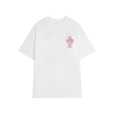 크롬하츠 남성 라운드 반팔티 - Chrom Hearts Mens Round Tshirt - chc6488x