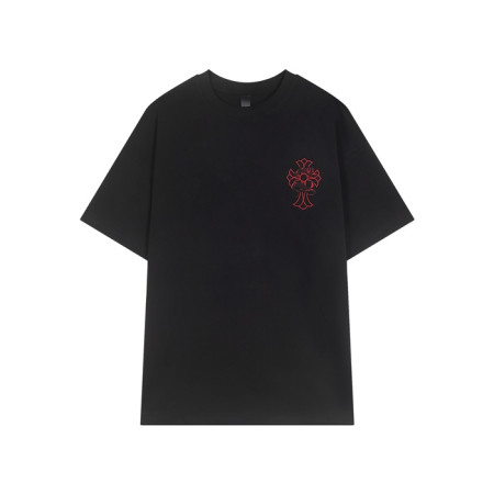 크롬하츠 남성 라운드 반팔티 - Chrom Hearts Mens Round Tshirt - chc6489x