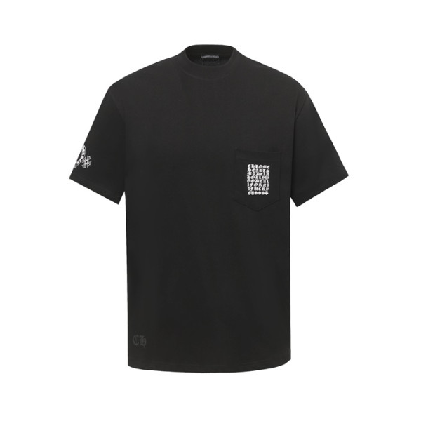 크롬하츠 남성 라운드 반팔티 - Chrom Hearts Mens Round Tshirt - chc6542x