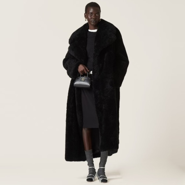 [당일배송] 미우미우 여성 미우 가죽 탑 핸들 - dd893x