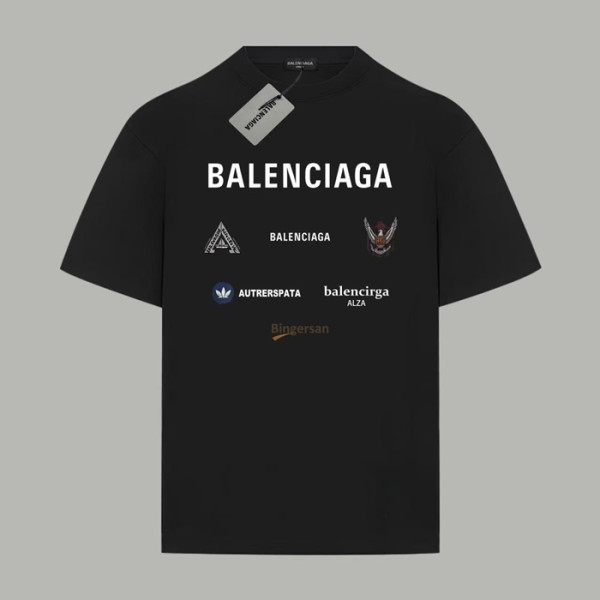 발렌시아가 남성 라운드 반팔 티셔츠 - Balenciaga Mens Round Tshirt - bac6588x