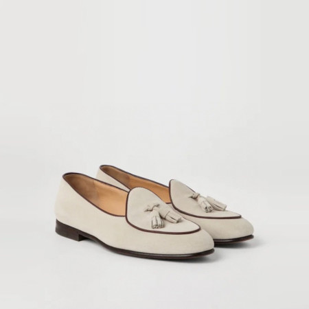 브루넬로쿠치넬리 남성 태슬 로퍼 - Brunello Cucinelli Mens Tassel Loafer Slip-On Shoes - brs5731x