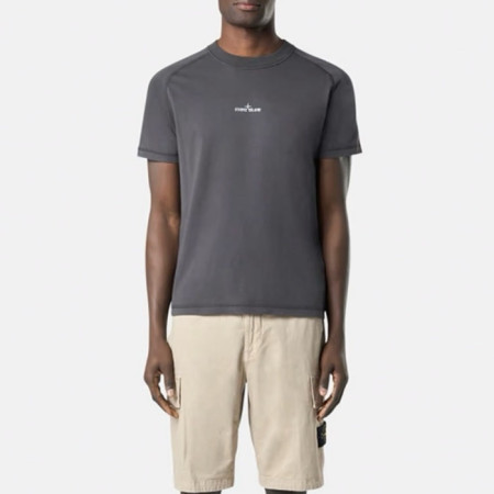 스톤아일랜드 남성 라운드 반팔 티셔츠 - Stone Island Mens Round Tshirt - stc6613x
