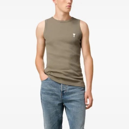아미 남성 라운드 나시 - Ami Mens Sleeveless Top - amc6623x