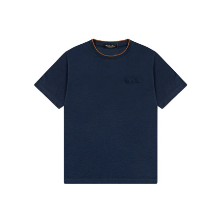 로로피아나 남성 라운드 반팔티 - Loro Piana Mens Round Tshirt - lpc6637x