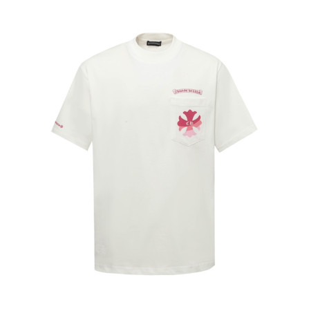 크롬하츠 남성 라운드 반팔티 - Chrom Hearts Mens Round Tshirt - chc6642x