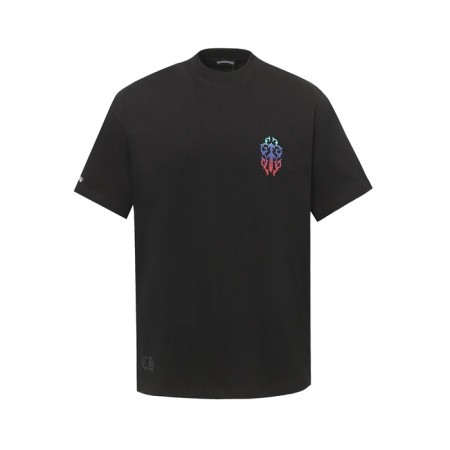 크롬하츠 남성 라운드 반팔티 - Chrom Hearts Mens Round Tshirt - chc6643x