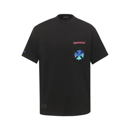 크롬하츠 남성 라운드 반팔티 - Chrom Hearts Mens Round Tshirt - chc6645x