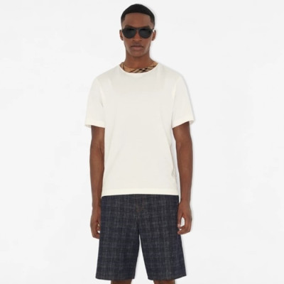버버리 남성 라운드 반팔 티셔츠 - Burberry Mens Round Tshirt - buc6656x