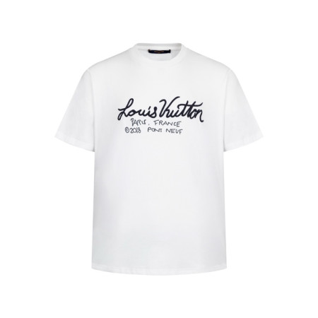 루이비통 남성 라운드 반팔 티셔츠 - Louis vuitton Mens Round Tshirt - lvc6658x