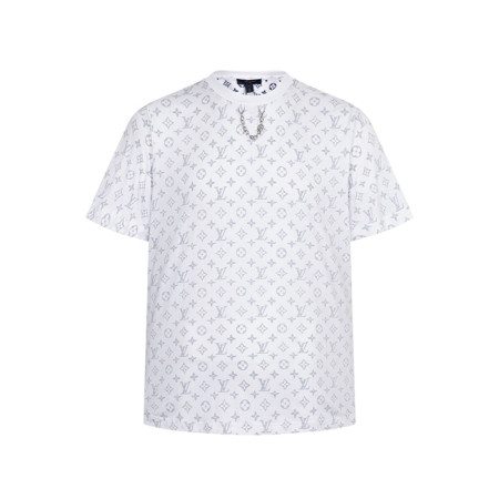 루이비통 남성 라운드 반팔 티셔츠 - Louis vuitton Mens Round Tshirt - lvc6660x