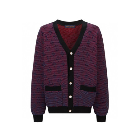 루이비통 남성 브이넥 가디건 - Louis vuitton Mens Cardigan - lvc6682x