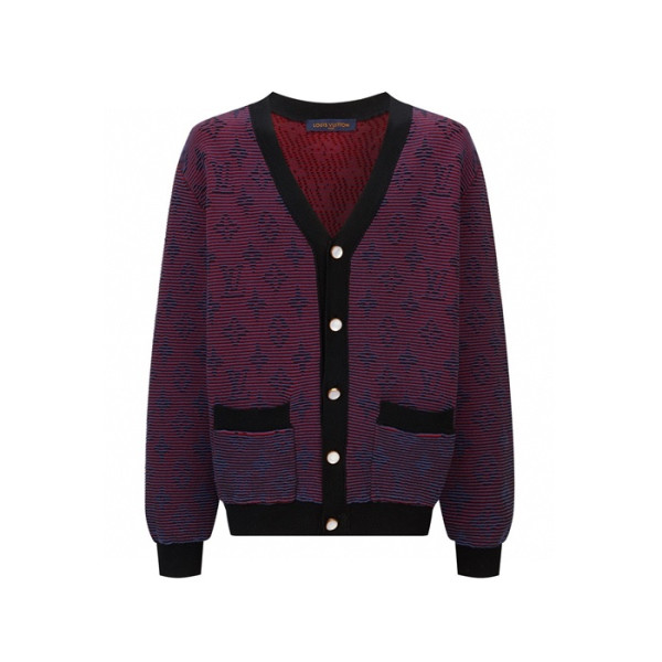 루이비통 남성 브이넥 가디건 - Louis vuitton Mens Cardigan - lvc6682x