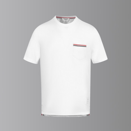 톰브라운 남성 라운드 반팔티 - Thom Browne Mens Round Tshirts - thc6780x