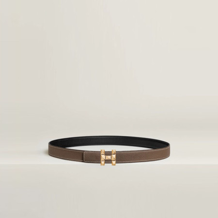 에르메스 여성 Infini 버클 리버서블 벨트 - Hermes Womens Infini Buckle Reversible Belt - bel198x