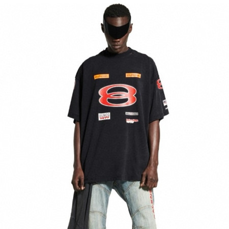 발렌시아가 남성 라운드 반팔 티셔츠 - Balenciaga Mens Round Tshirt - bac6793x