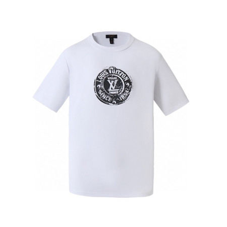 루이비통 남성 라운드 반팔 티셔츠 - Louis vuitton Mens Round Tshirt - lvc6799x